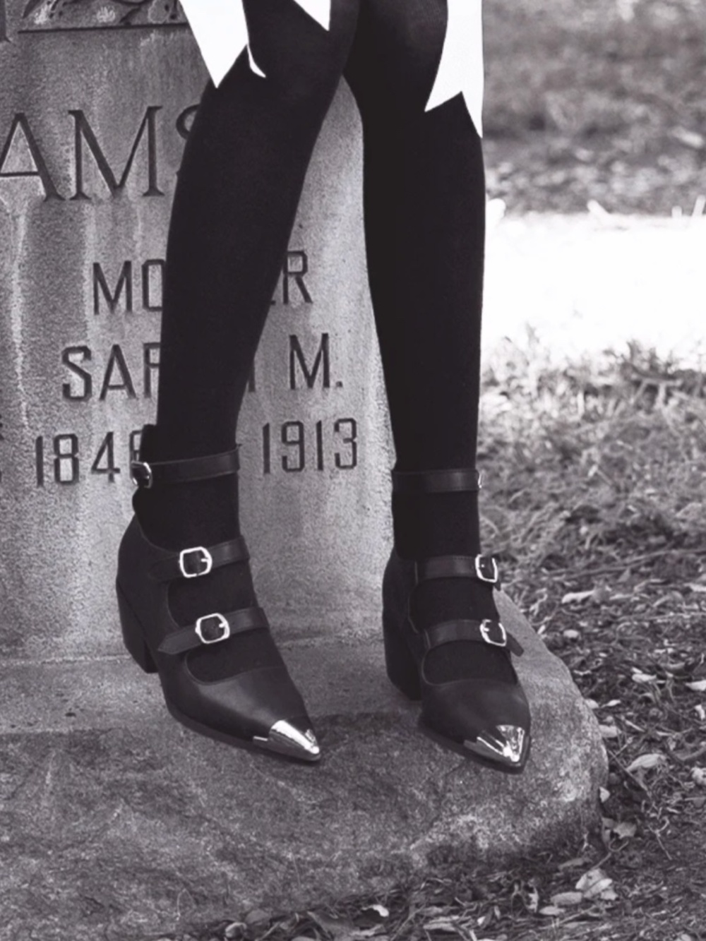 T.U.K. 3 BUCKLE MARY JANE BOOTS VEGAN GOTH CREEPERS